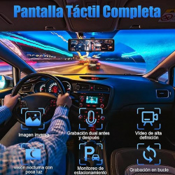 kit de retrovisor con camara dual 